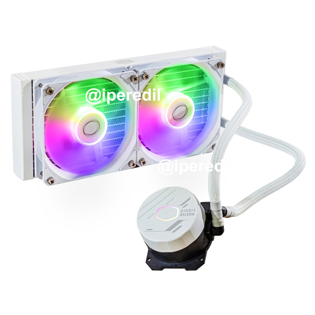 COOLER MASTER DISSIPATORE CPU UNIV. LIQUIDO RGB WHITE MLW-D24M-A18PZ-RW