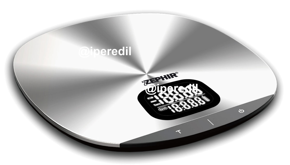 ZEPHIR BILANCIA DA CUCINA DIGITALE IN ACCIAIO ULTRASOTTILE 5KG ZHS521