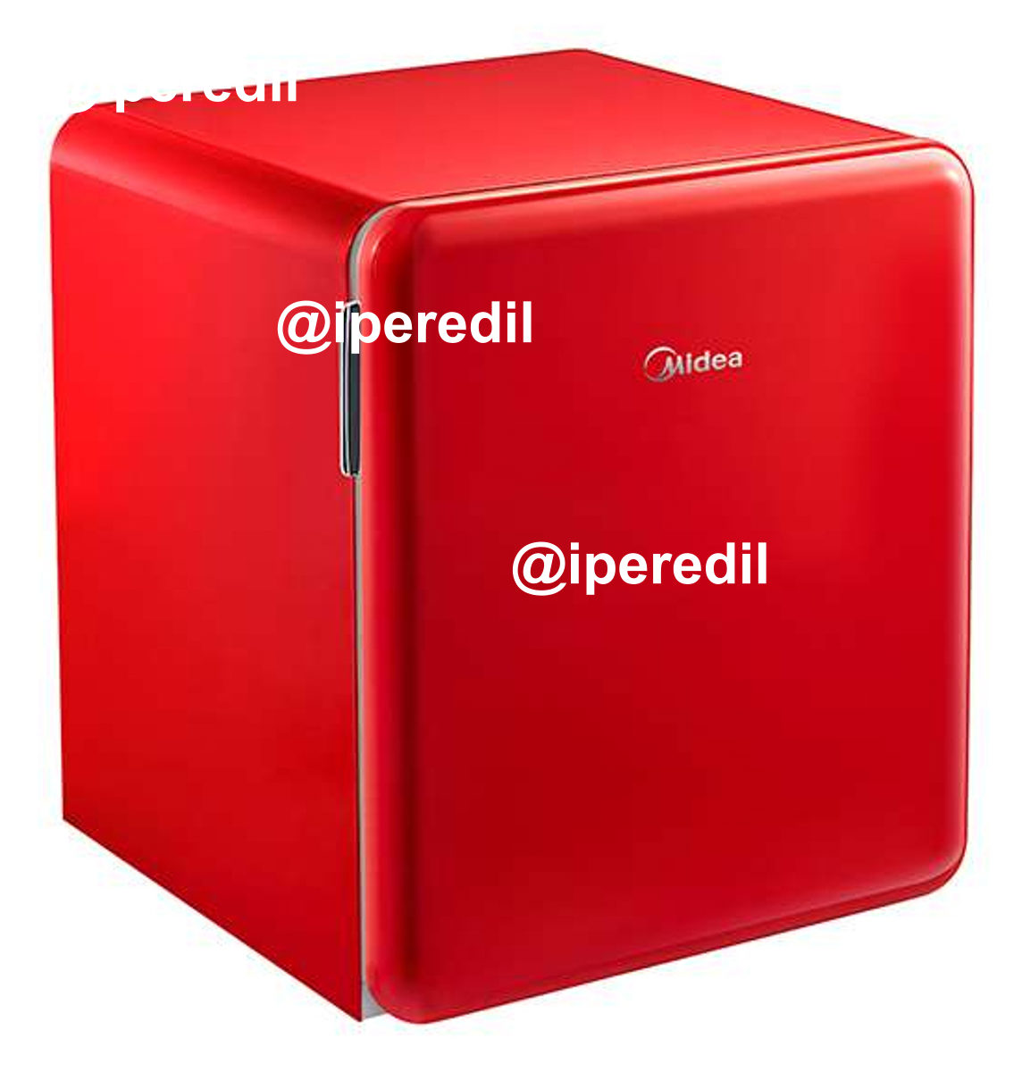MIDEA MINI FRIGO BAR TAVOLO MONOPORTA 47LT E ROSSO MDRD86SLE32