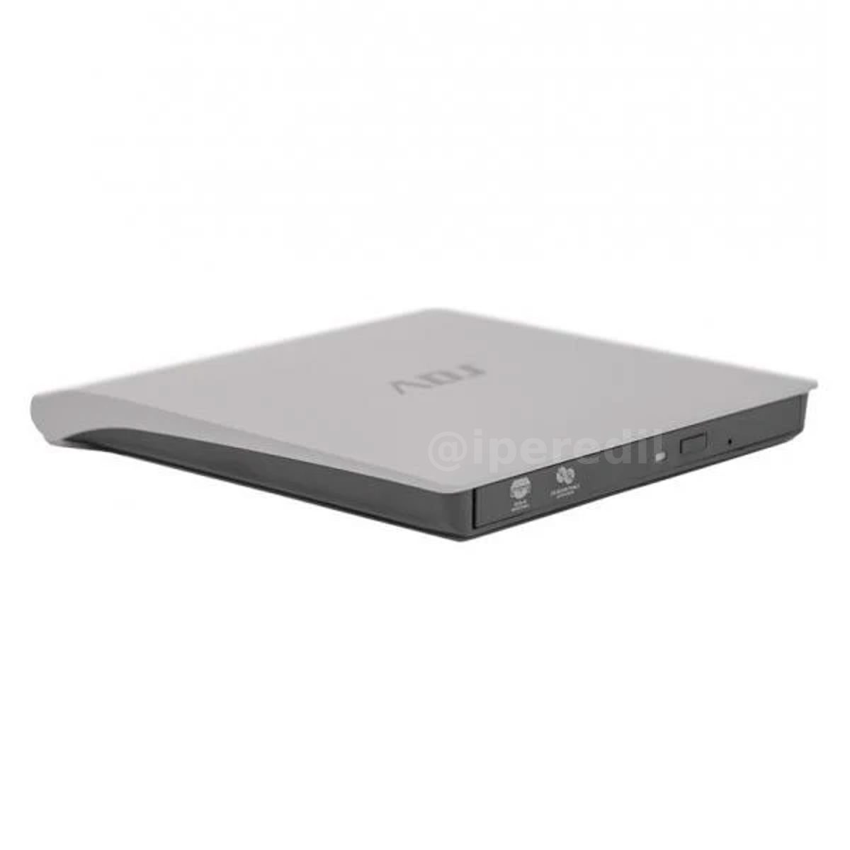 ADJ MASTERIZZATORE DVD ESTERNO 142-00002 ULTRASLIM USB2/3.0 NERO/GRIGIO