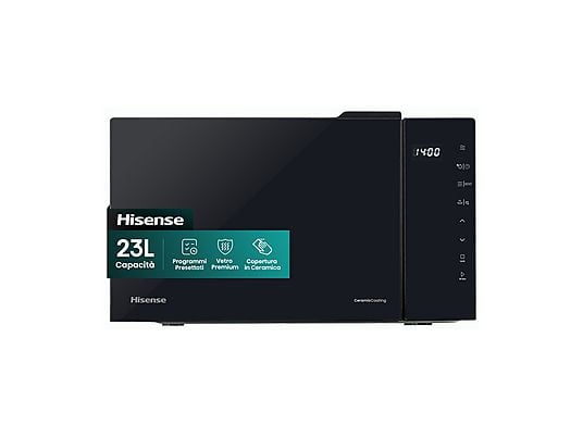 HISENSE FORNO MICROONDE DIGITAL23LT DISPLAYTOUCH 800W NERO H23MOBS5H4
